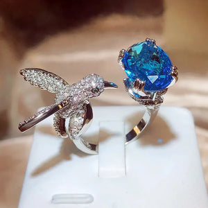 Anillo de Colibrí (Ajustable)